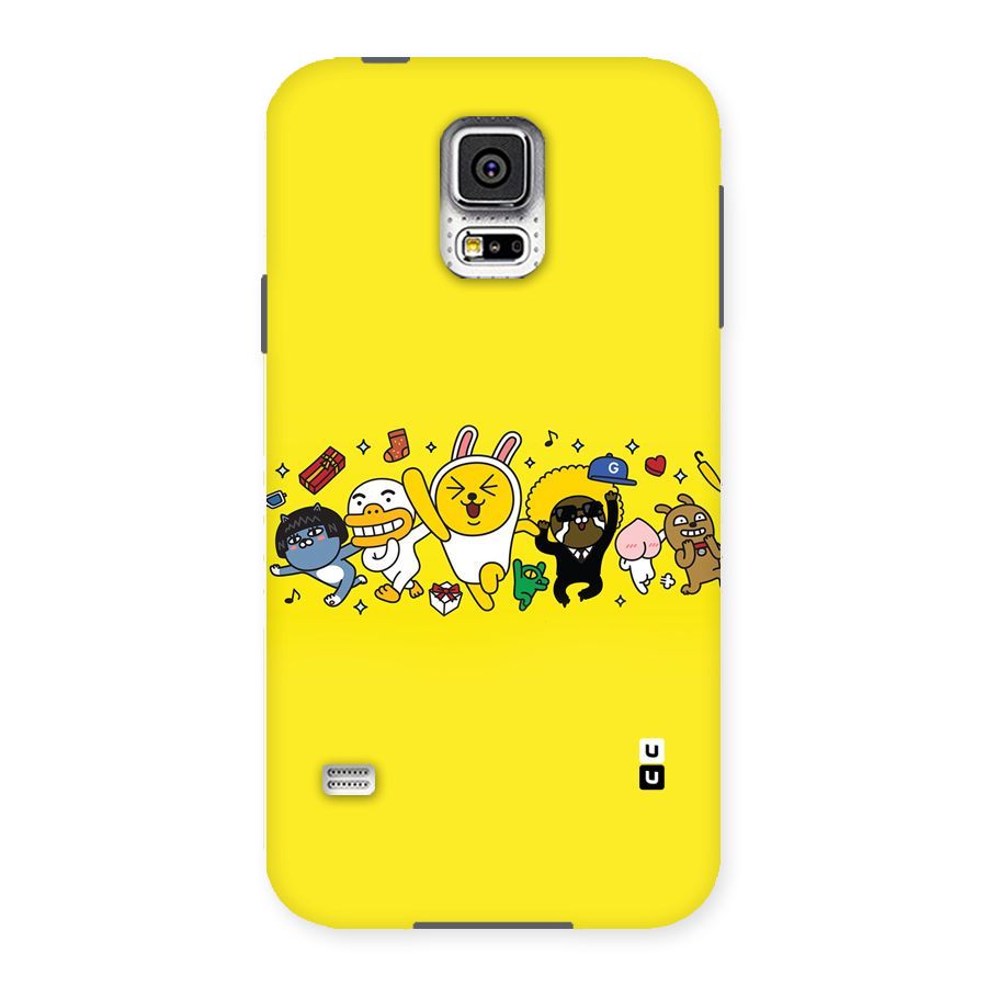 Yellow Friends Back Case for Samsung Galaxy S5