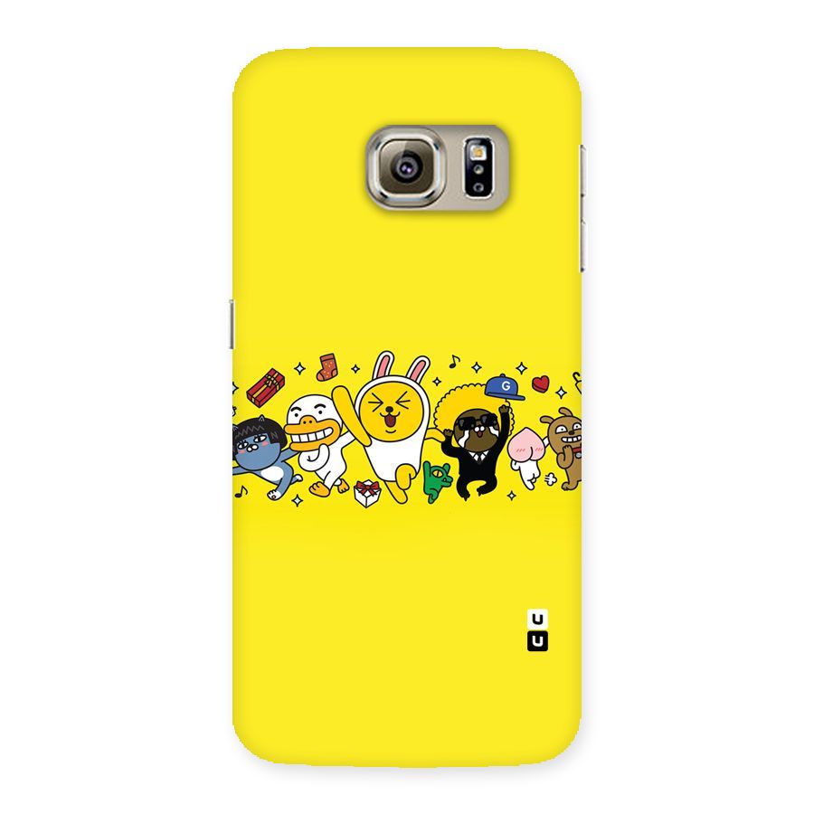 Yellow Friends Back Case for Samsung Galaxy S6 Edge Plus