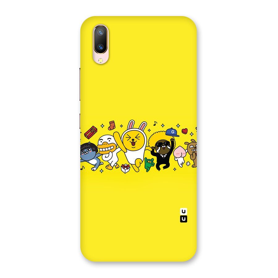 Yellow Friends Back Case for Vivo V11 Pro
