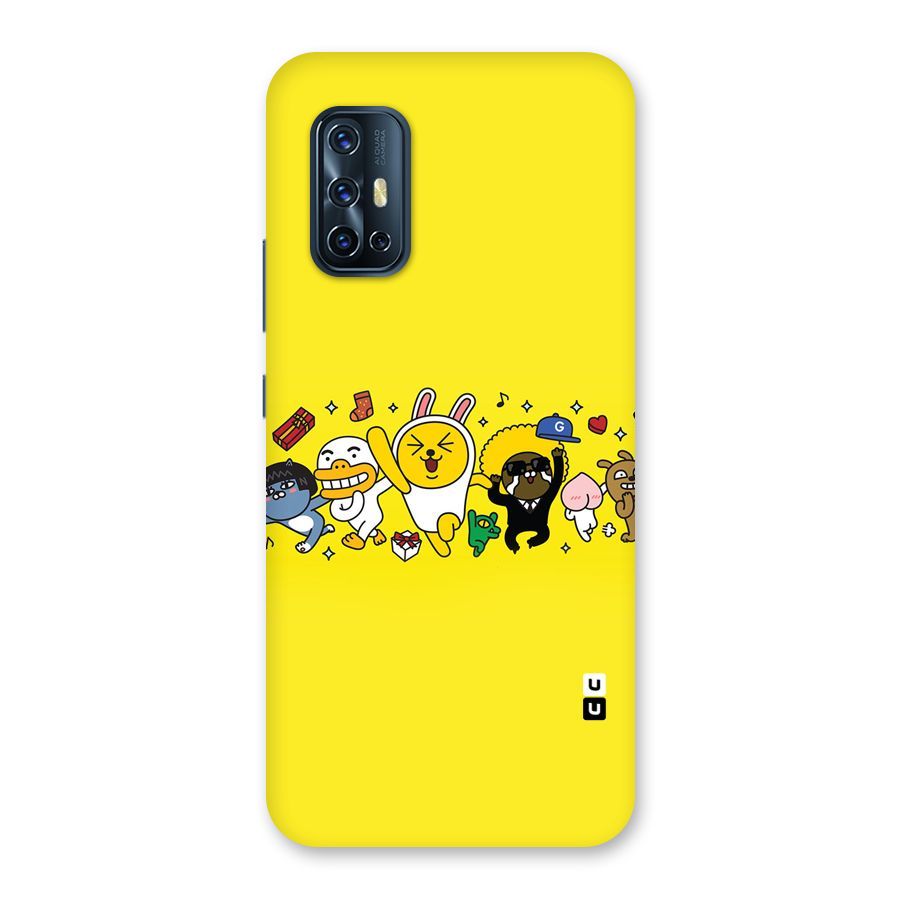 Yellow Friends Back Case for Vivo V17