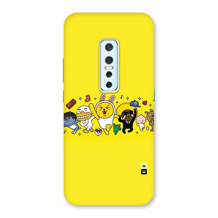 Yellow Friends Back Case for Vivo V17 Pro