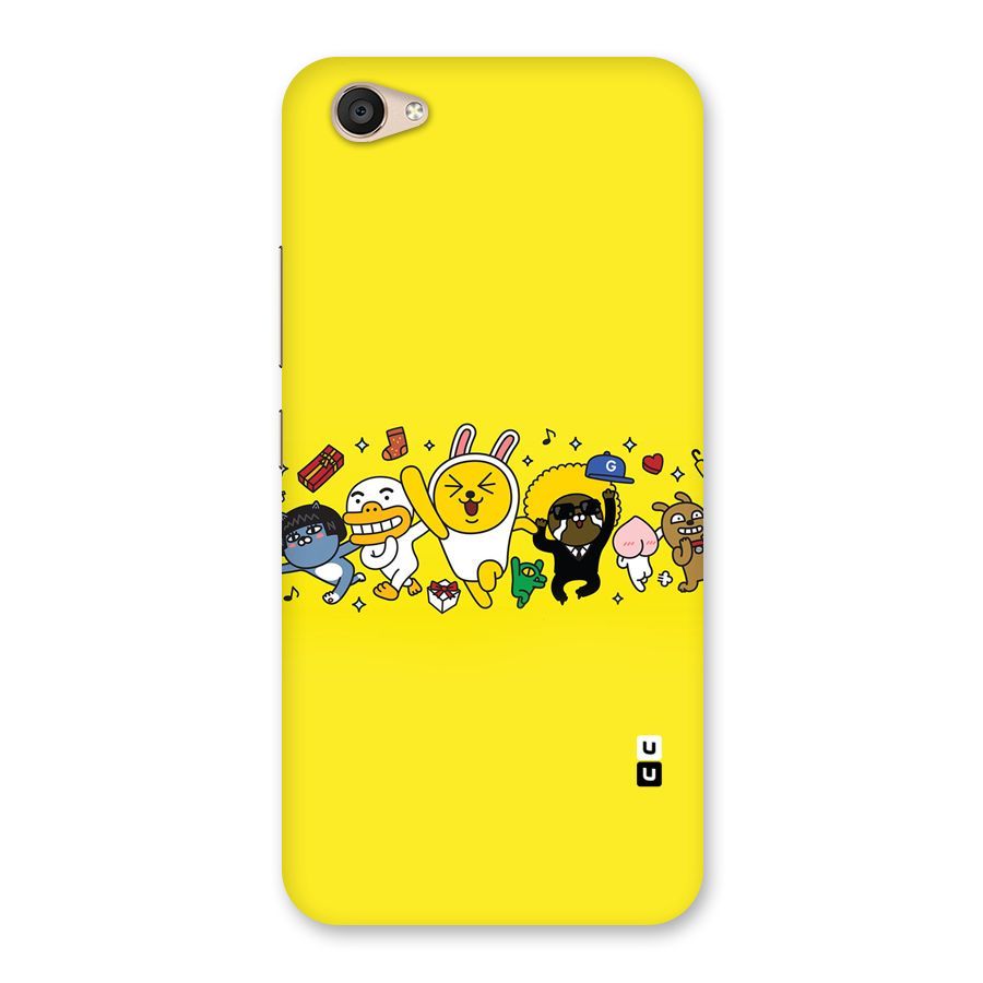 Yellow Friends Back Case for Vivo V5 Plus