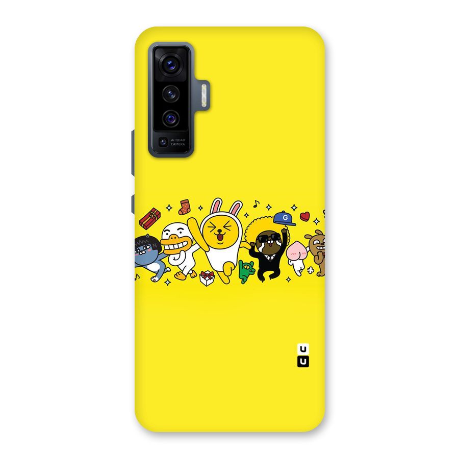 Yellow Friends Back Case for Vivo X50
