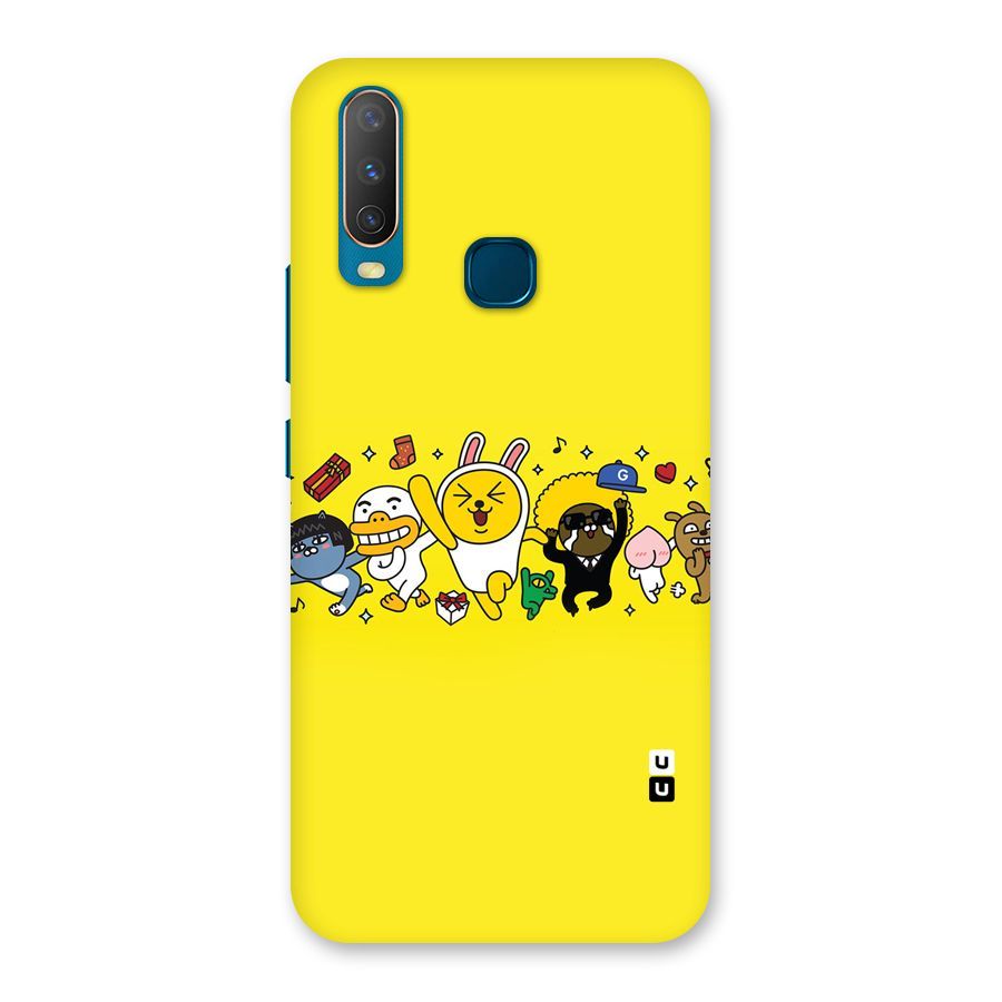Yellow Friends Back Case for Vivo Y17