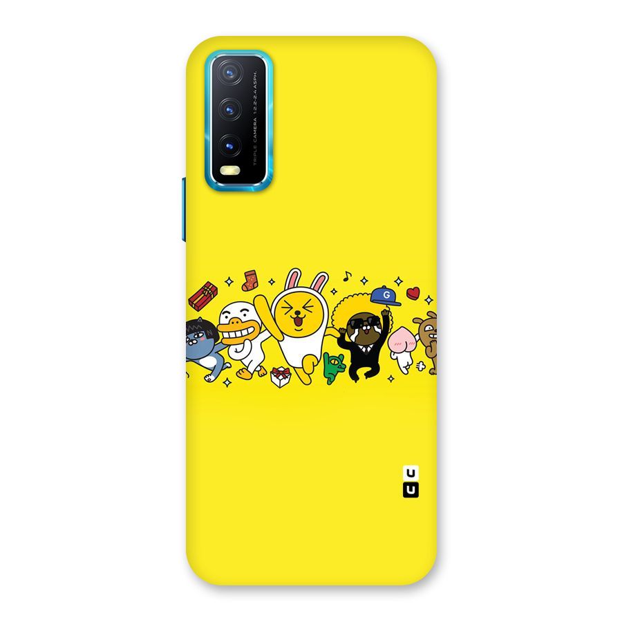 Yellow Friends Back Case for Vivo Y20A