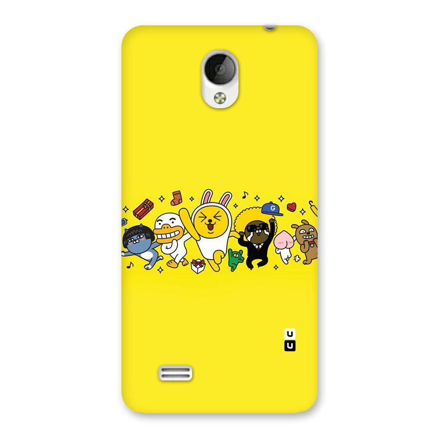 Yellow Friends Back Case for Vivo Y21