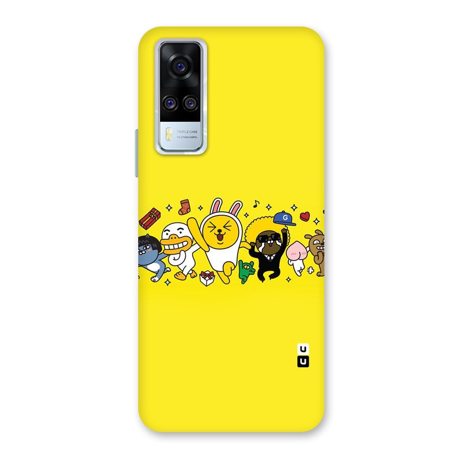 Yellow Friends Back Case for Vivo Y31