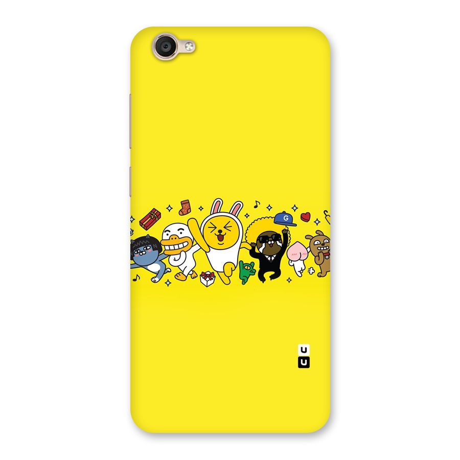 Yellow Friends Back Case for Vivo Y55s