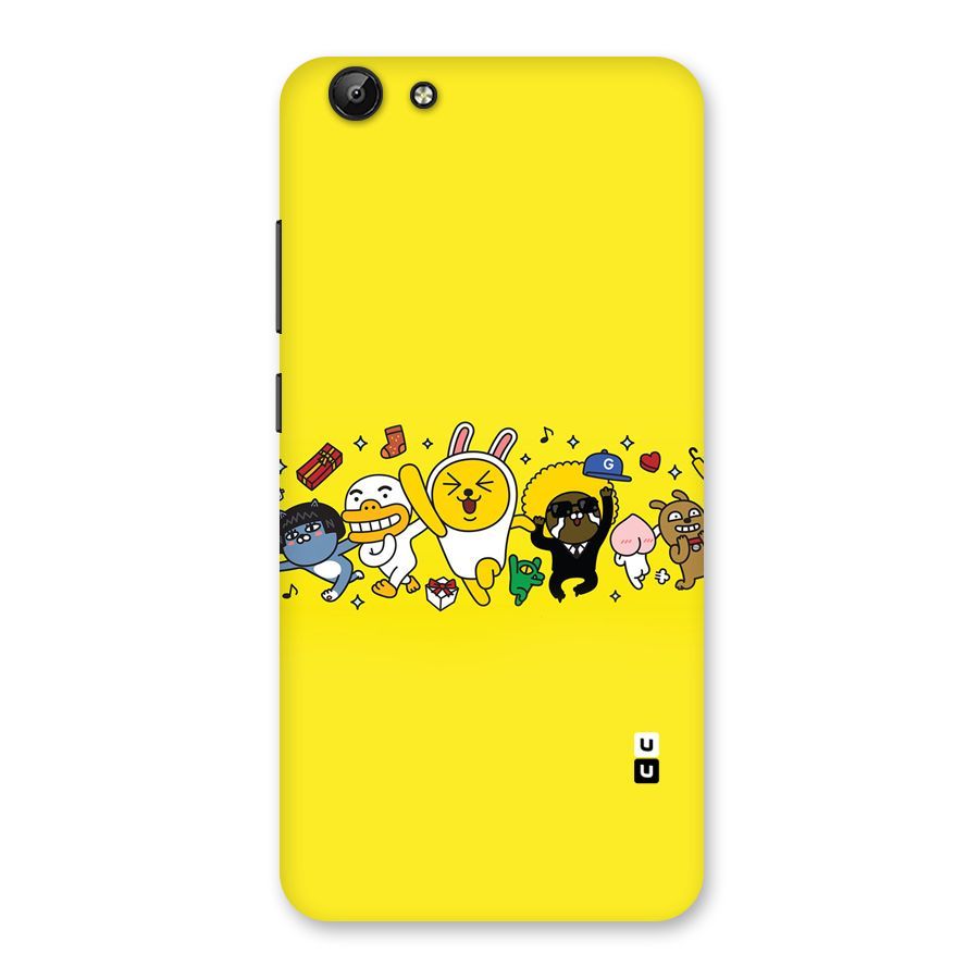 Yellow Friends Back Case for Vivo Y69