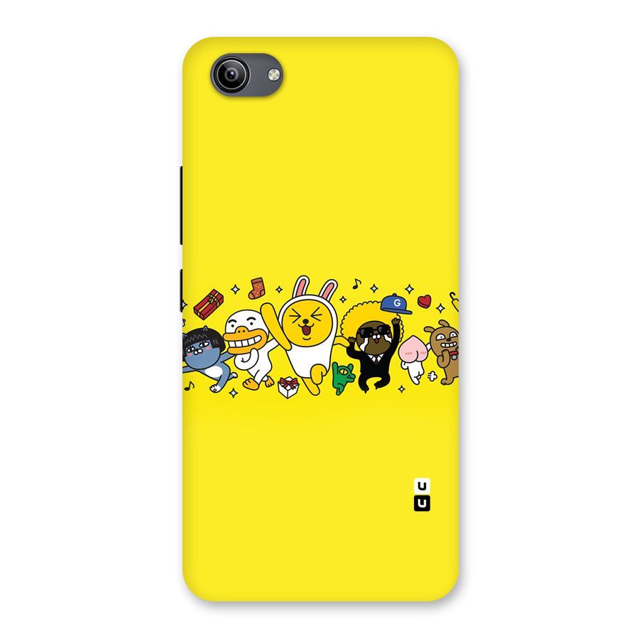 Yellow Friends Back Case for Vivo Y81i