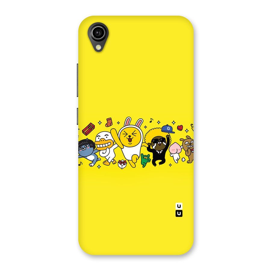 Yellow Friends Back Case for Vivo Y90