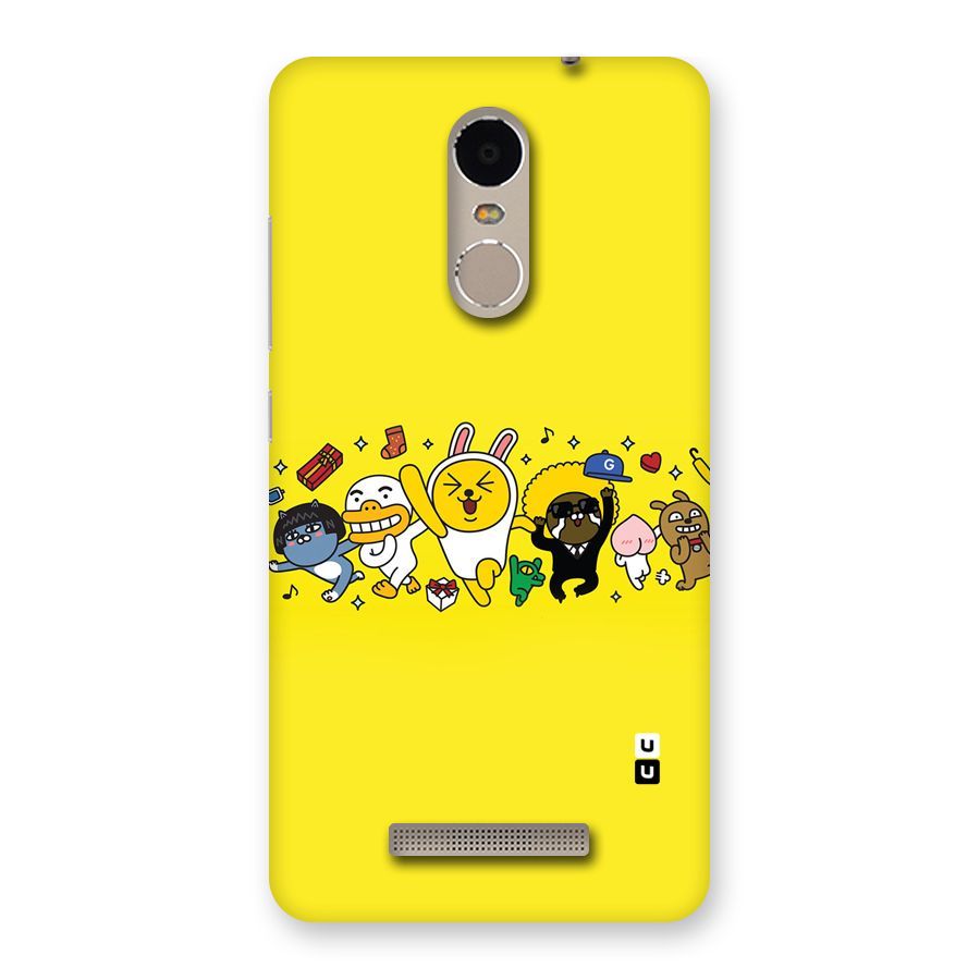 Yellow Friends Back Case for Xiaomi Redmi Note 3