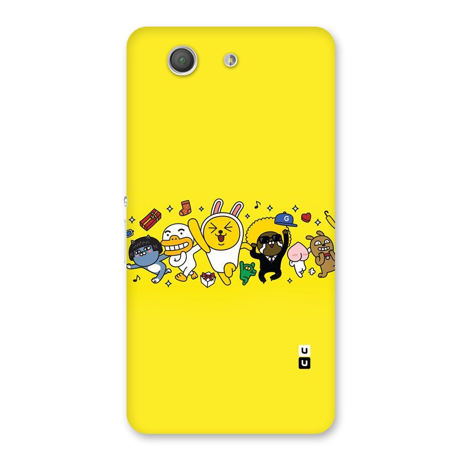 Yellow Friends Back Case for Xperia Z3 Compact