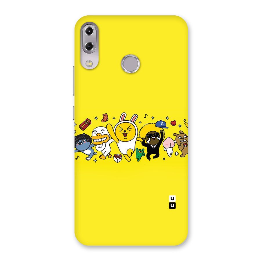 Yellow Friends Back Case for Zenfone 5Z