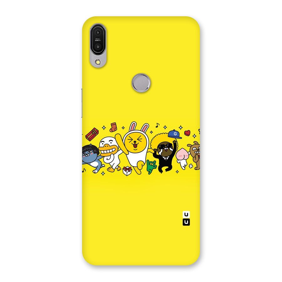 Yellow Friends Back Case for Zenfone Max Pro M1