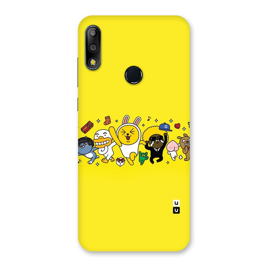 Yellow Friends Back Case for Zenfone Max Pro M2