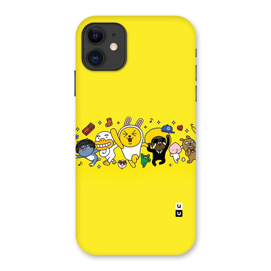 Yellow Friends Back Case for iPhone 11