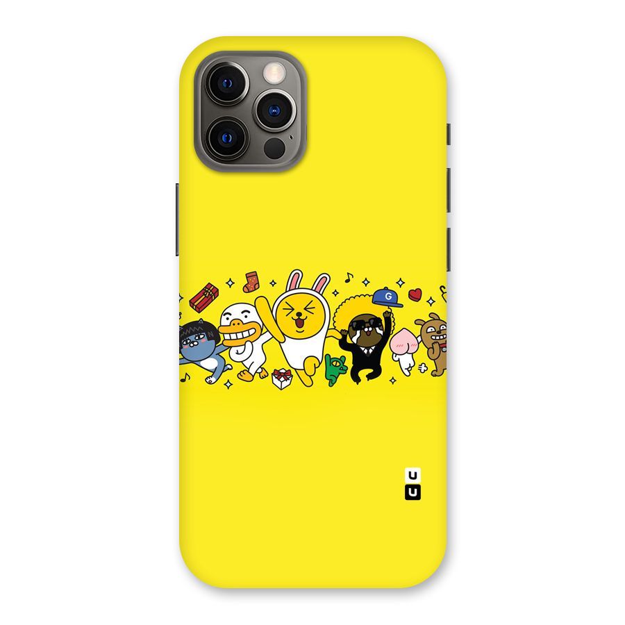 Yellow Friends Back Case for iPhone 12 Pro