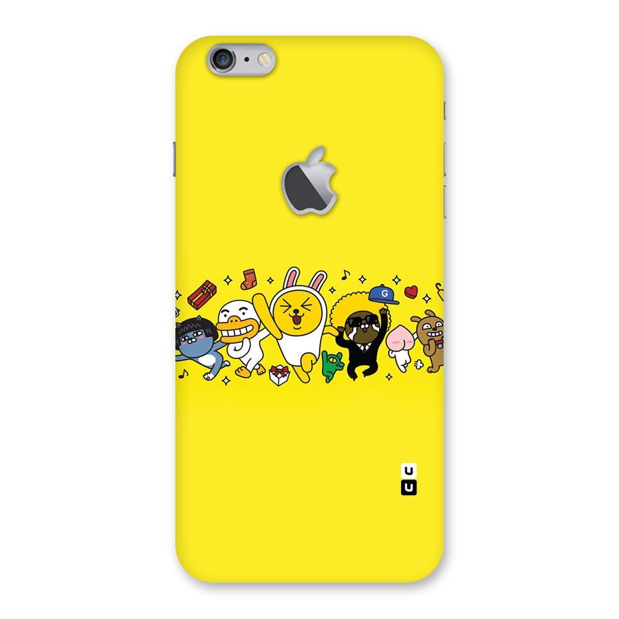 Yellow Friends Back Case for iPhone 6 Plus 6S Plus Logo Cut