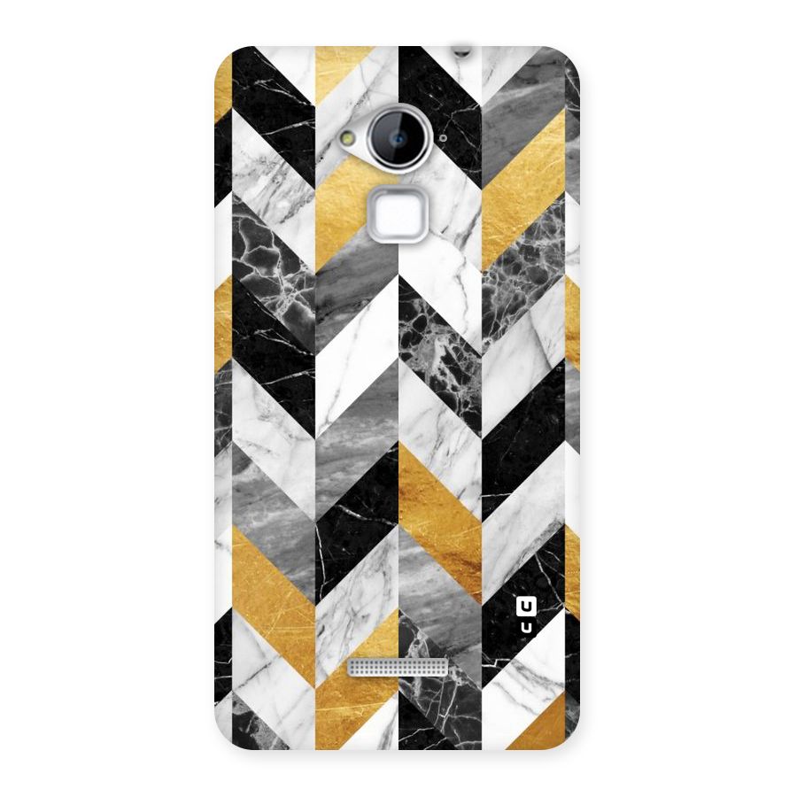 Yellow Grey Marble Back Case for Coolpad Note 3