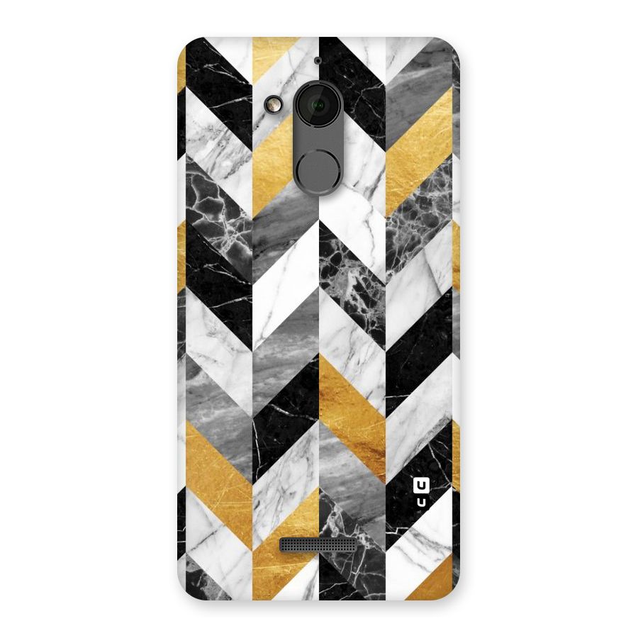 Yellow Grey Marble Back Case for Coolpad Note 5