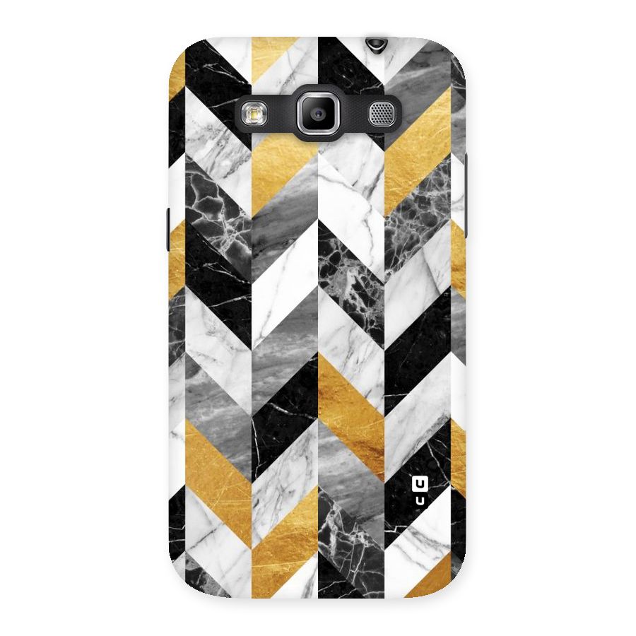 Yellow Grey Marble Back Case for Galaxy Grand Quattro