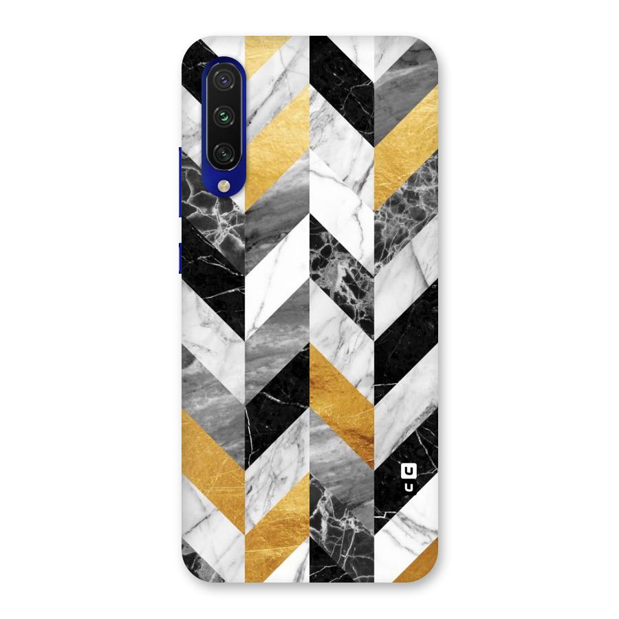 Yellow Grey Marble Back Case for Mi A3