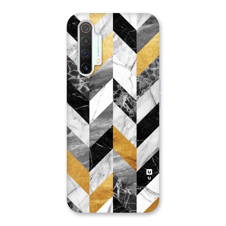 Yellow Grey Marble Back Case for Realme X3