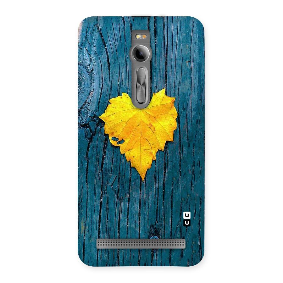 Yellow Leaf Back Case for Asus Zenfone 2