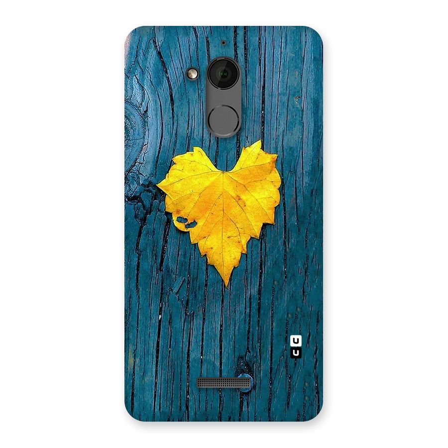 Yellow Leaf Back Case for Coolpad Note 5
