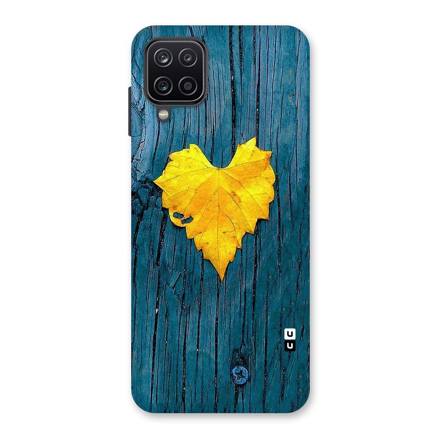 Yellow Leaf Back Case for Galaxy A12