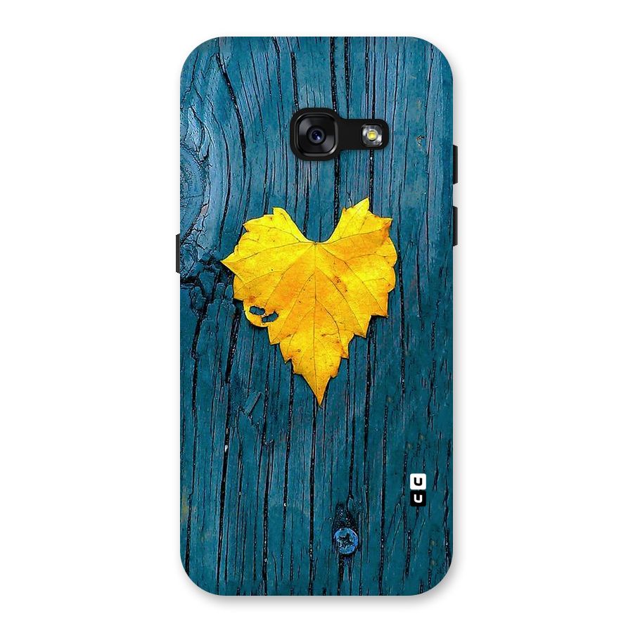 Yellow Leaf Back Case for Galaxy A3 (2017)