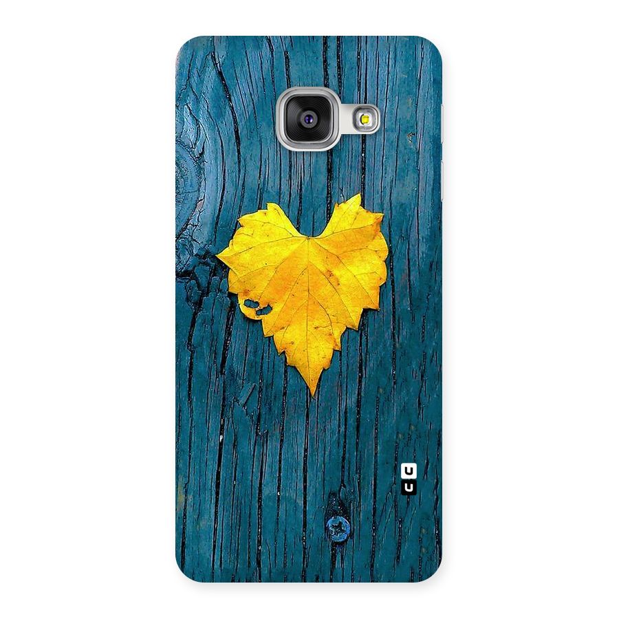 Yellow Leaf Back Case for Galaxy A3 2016