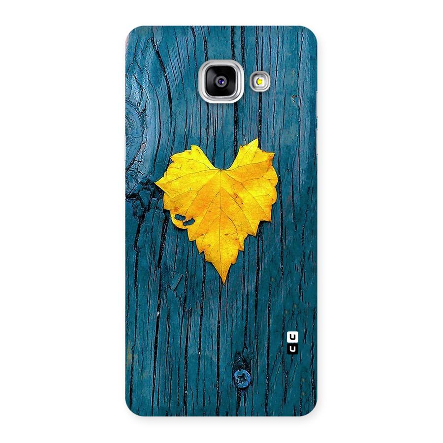 Yellow Leaf Back Case for Galaxy A5 2016