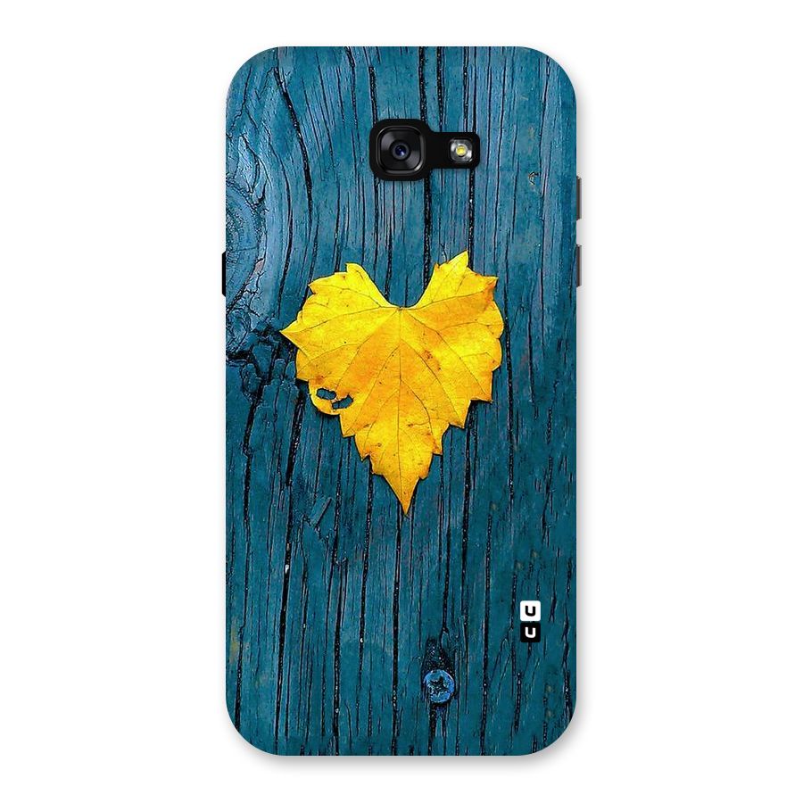 Yellow Leaf Back Case for Galaxy A7 (2017)