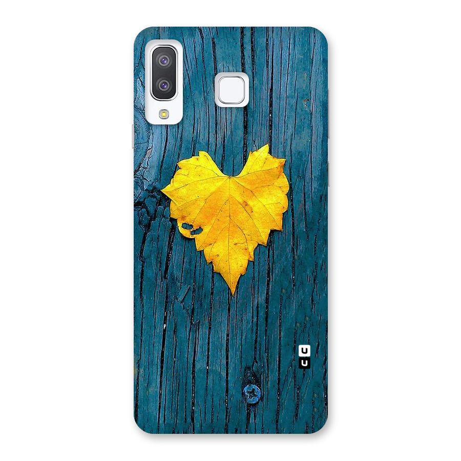 Yellow Leaf Back Case for Galaxy A8 Star