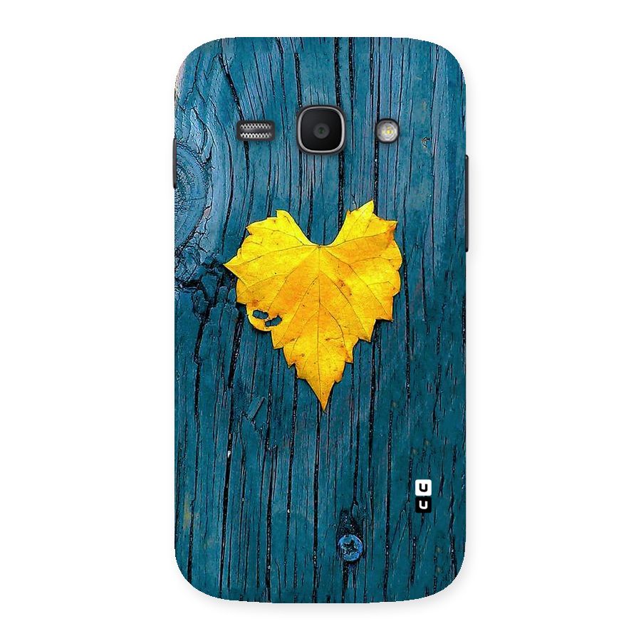 Yellow Leaf Back Case for Galaxy Ace 3