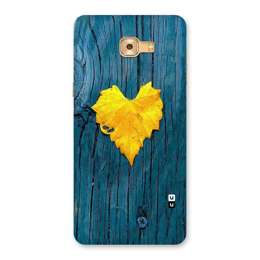 Yellow Leaf Back Case for Galaxy C9 Pro