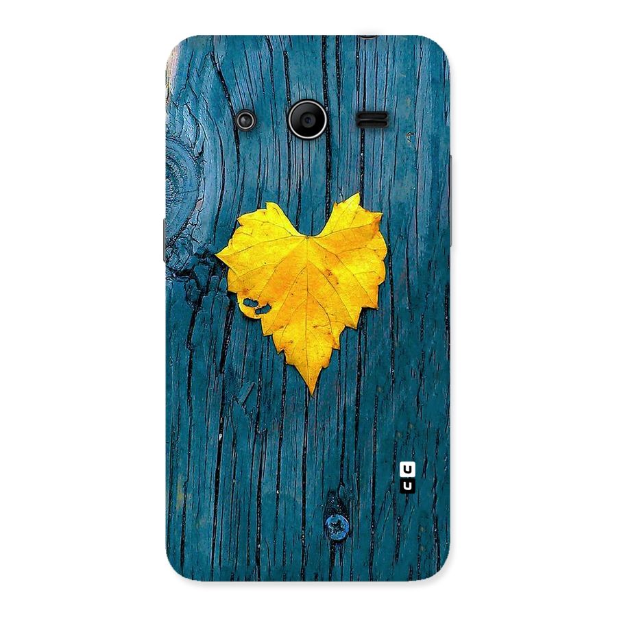 Yellow Leaf Back Case for Galaxy Core 2