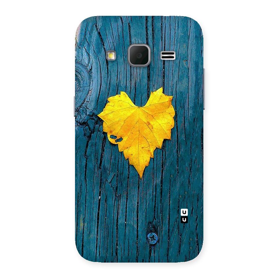 Yellow Leaf Back Case for Galaxy Core Prime