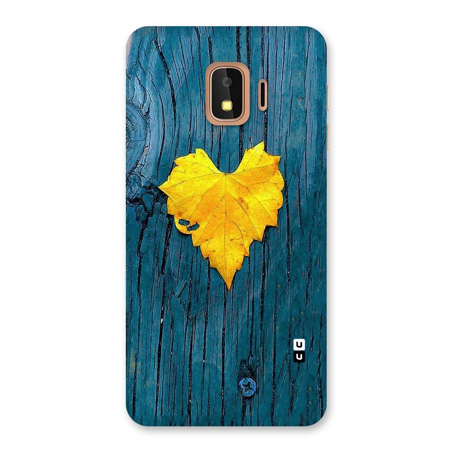 Yellow Leaf Back Case for Galaxy J2 Core