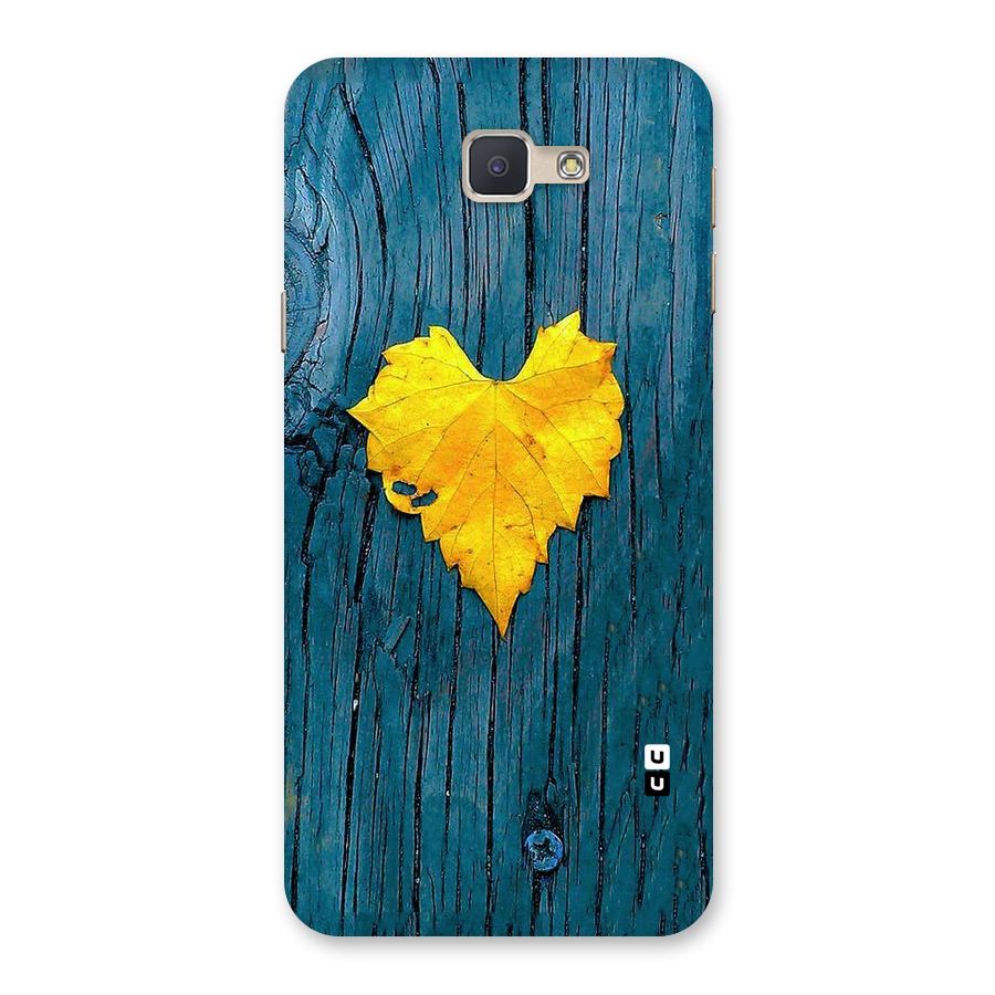 Yellow Leaf Back Case for Galaxy J5 Prime