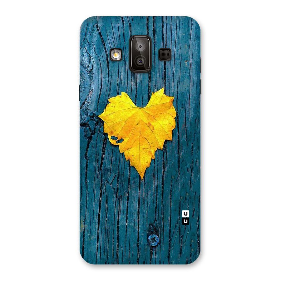 Yellow Leaf Back Case for Galaxy J7 Duo