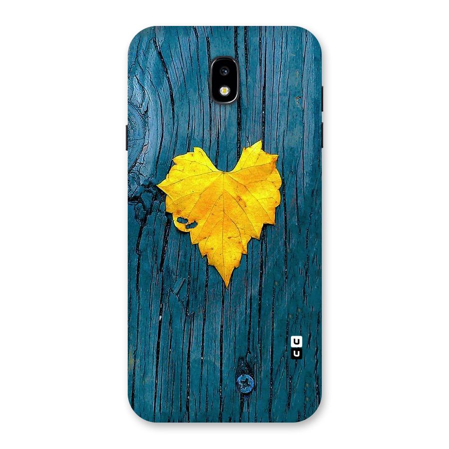 Yellow Leaf Back Case for Galaxy J7 Pro