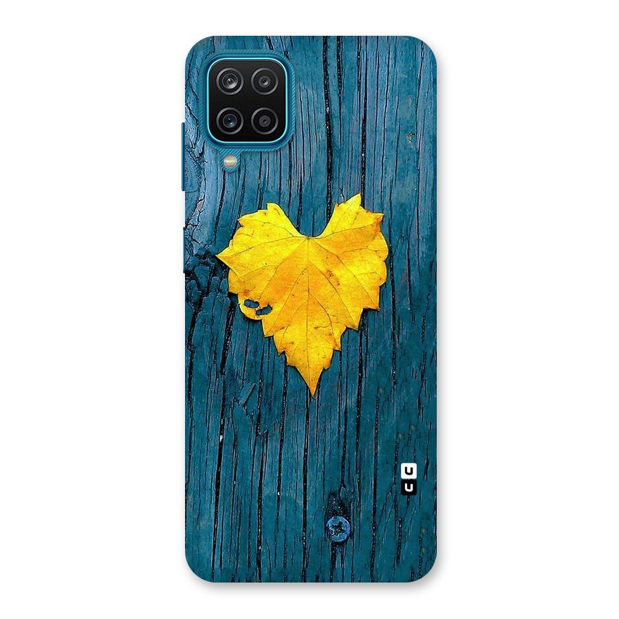 Yellow Leaf Back Case for Galaxy M12