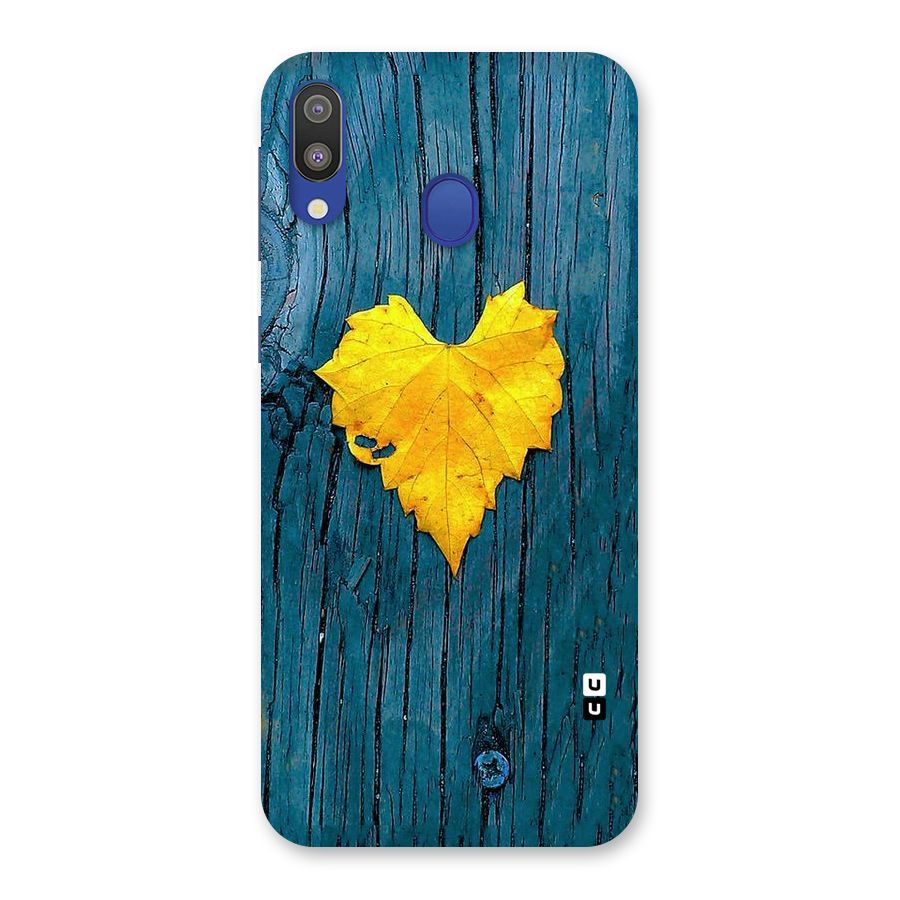 Yellow Leaf Back Case for Galaxy M20