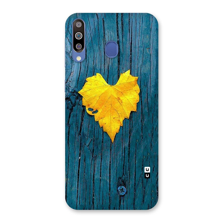 Yellow Leaf Back Case for Galaxy M30