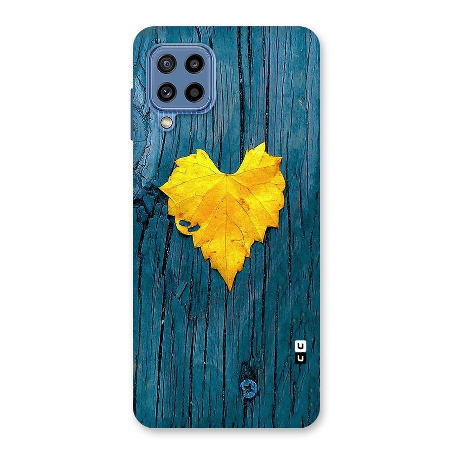 Yellow Leaf Back Case for Galaxy M32