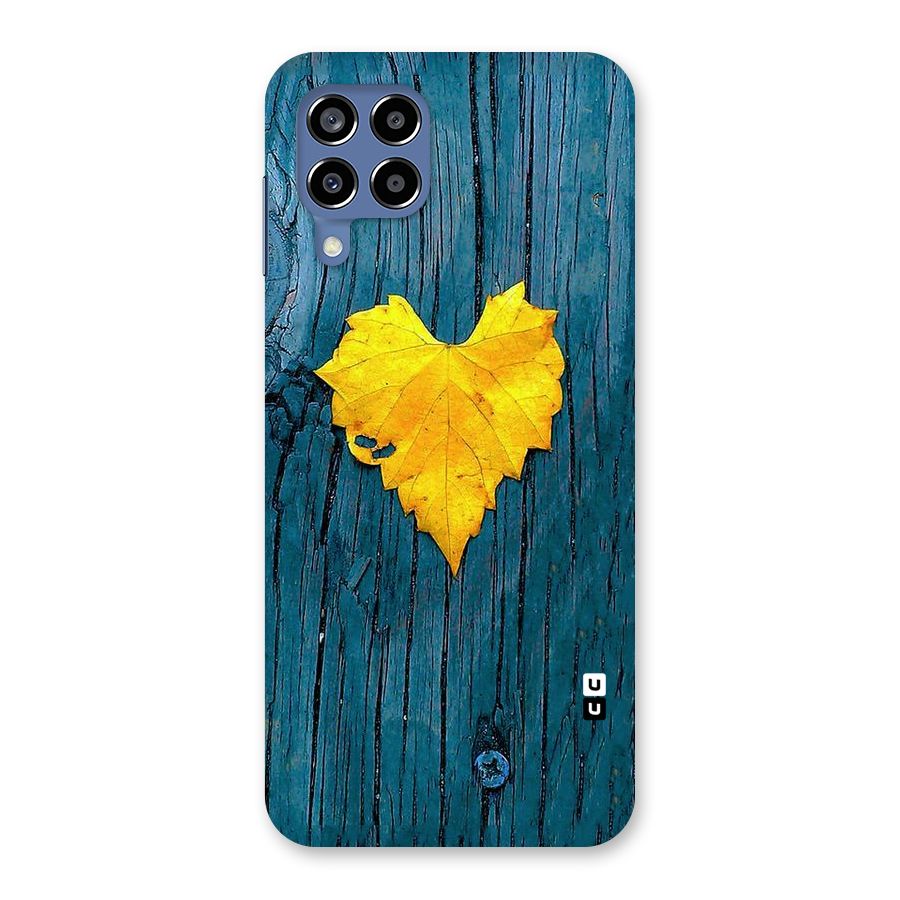 Yellow Leaf Back Case for Galaxy M53 5G