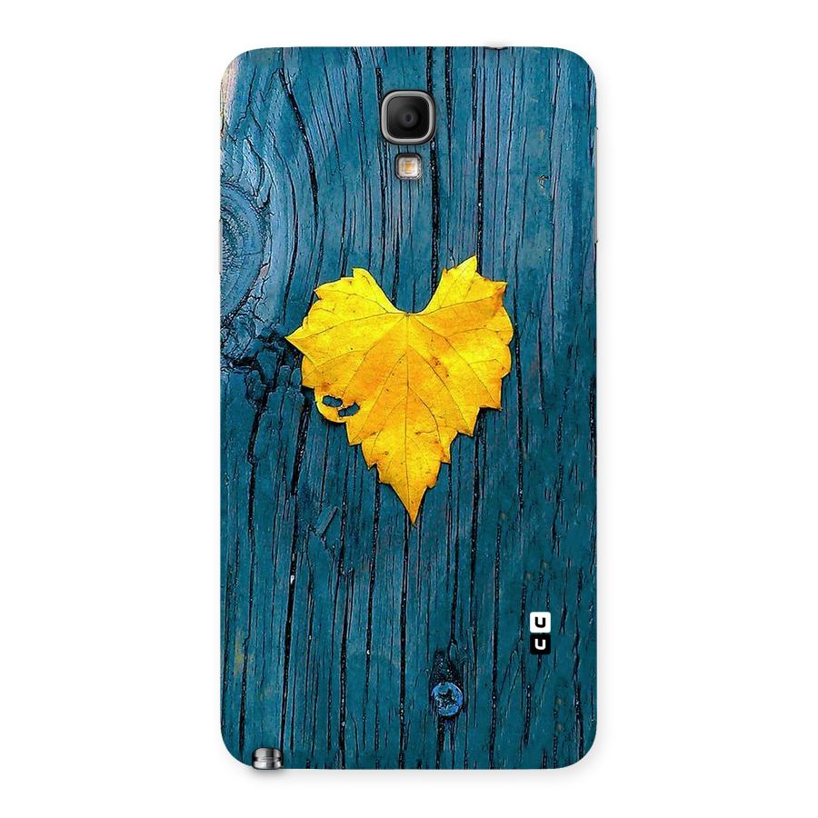 Yellow Leaf Back Case for Galaxy Note 3 Neo